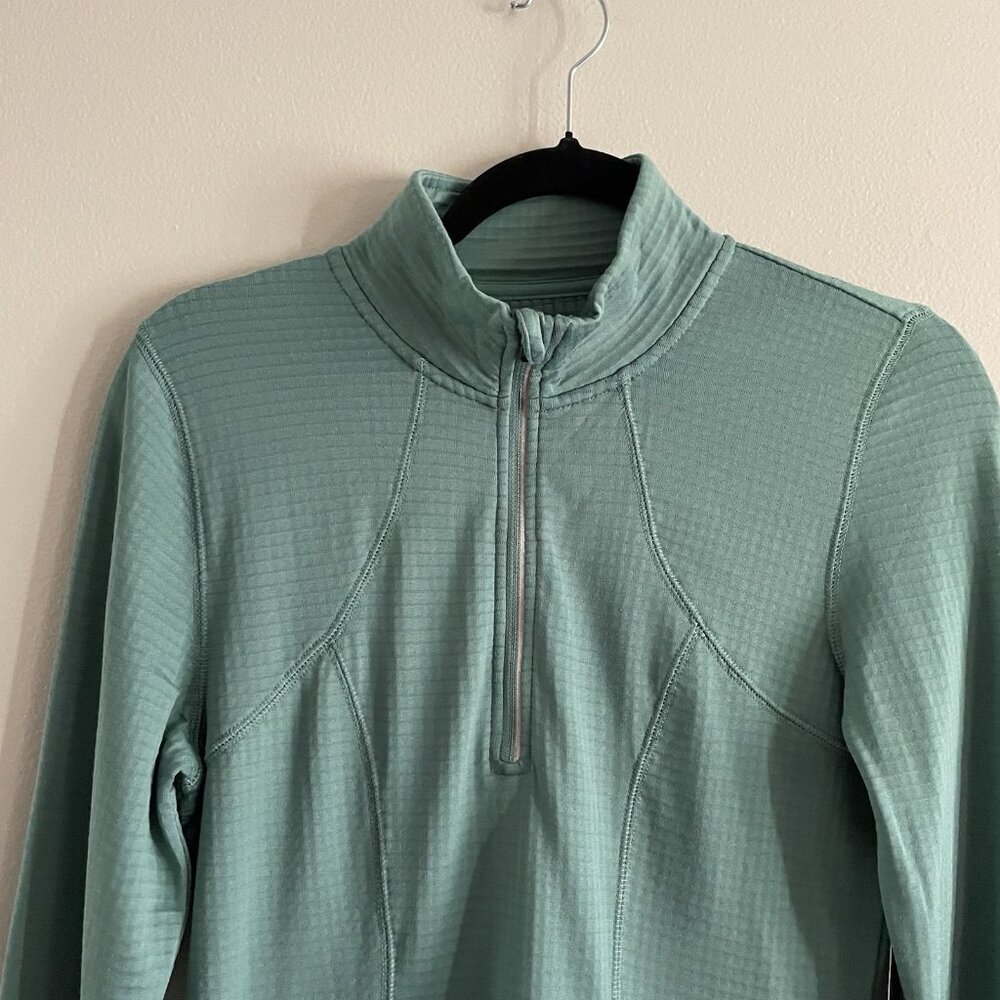 DSG Women S Muted Algae Outdoor Moisture Wicking Run 1/2 Zip Pullover NWT - Picture 7 of 15